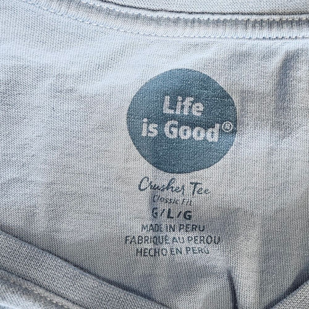 Life Is Good Americana Patriotic 4th Of July Womens Tee Shirt size large - Picture 6 of 6